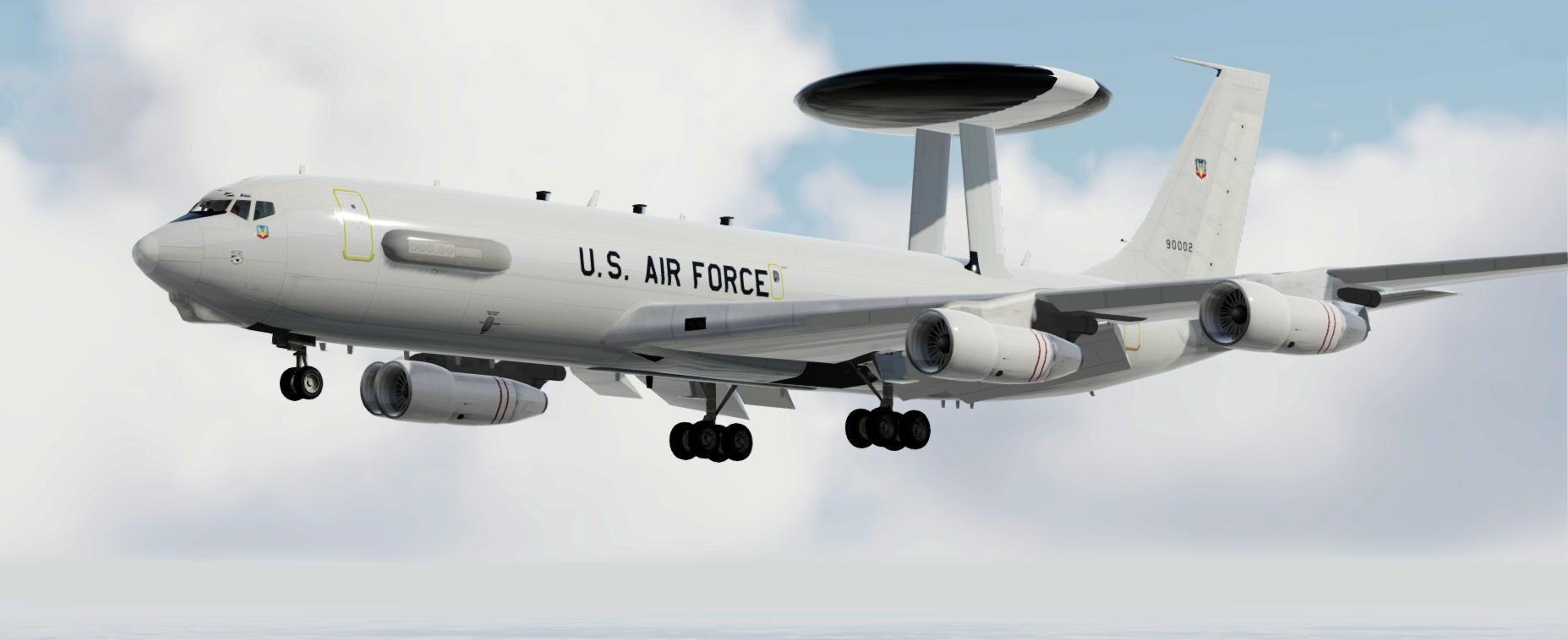 E-3 AWACS aircraft