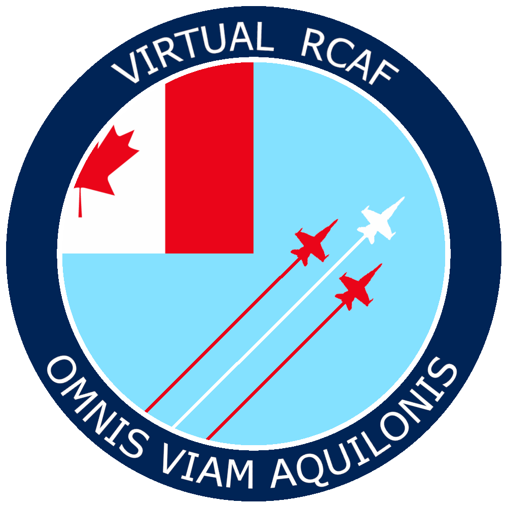 Virtual Royal Canadian Air Force (vRCAF) logo