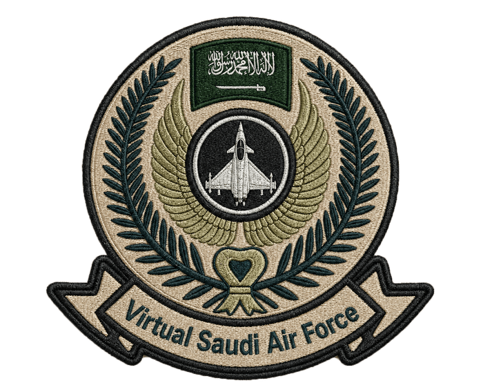 Virtual Saudi Air Force (vSAF) logo